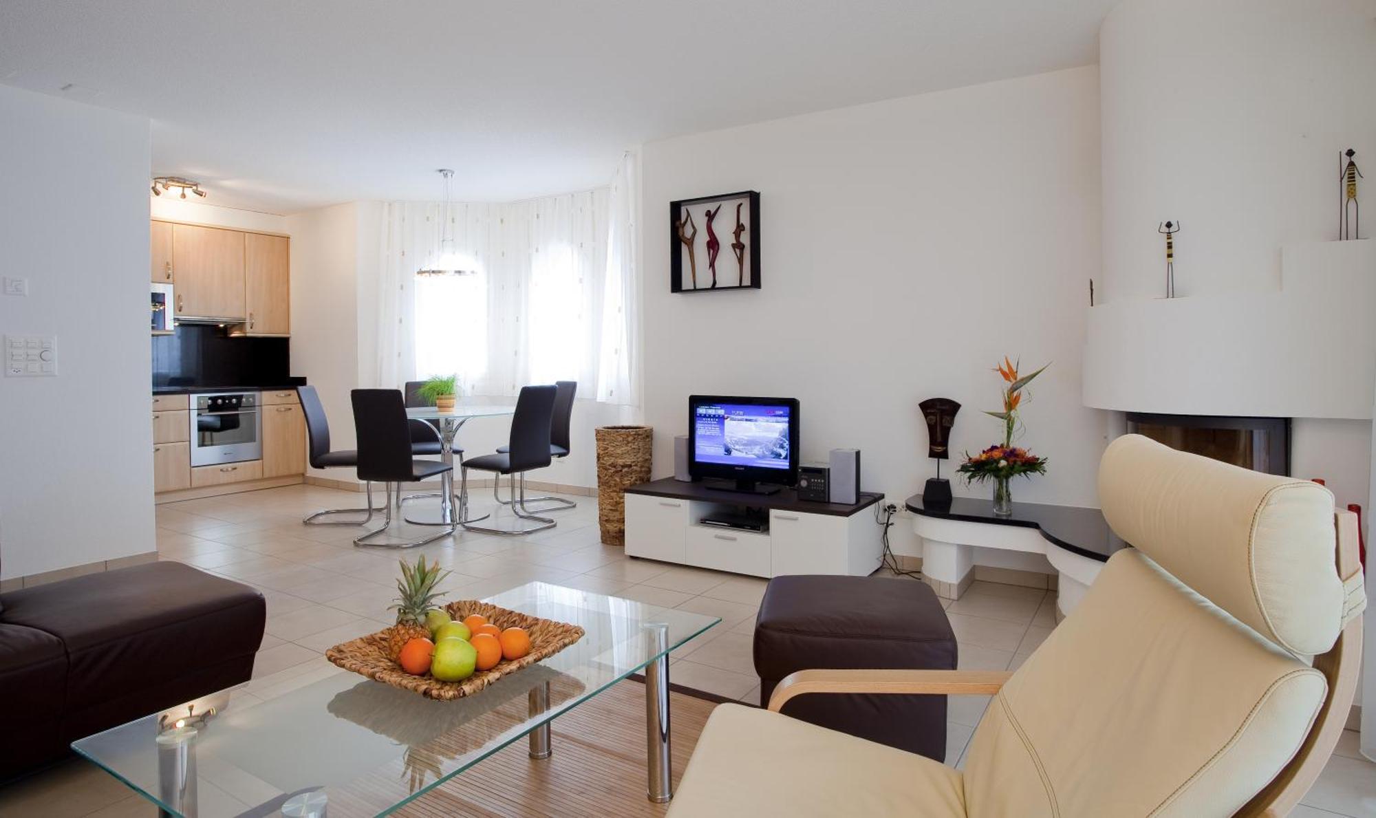Apartments Residenz Iris Лойкербад Екстериор снимка